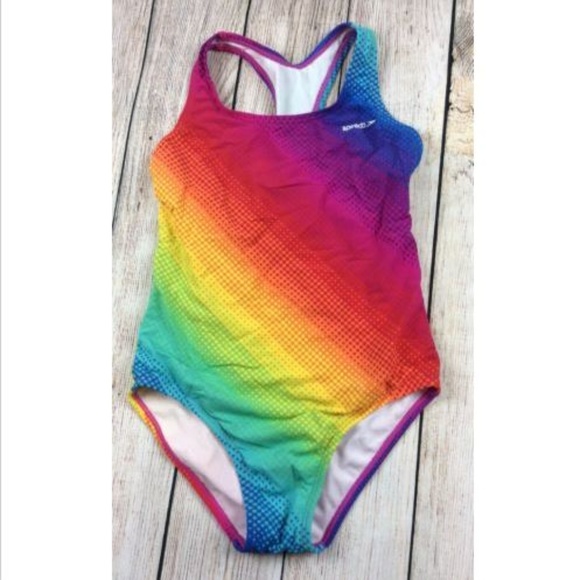 speedo rainbow swimsuit